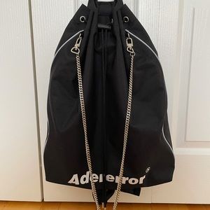Ader Error｜Black Arrow Cross Backpack